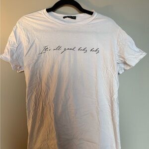 Nasty Gal White Graphic Tee